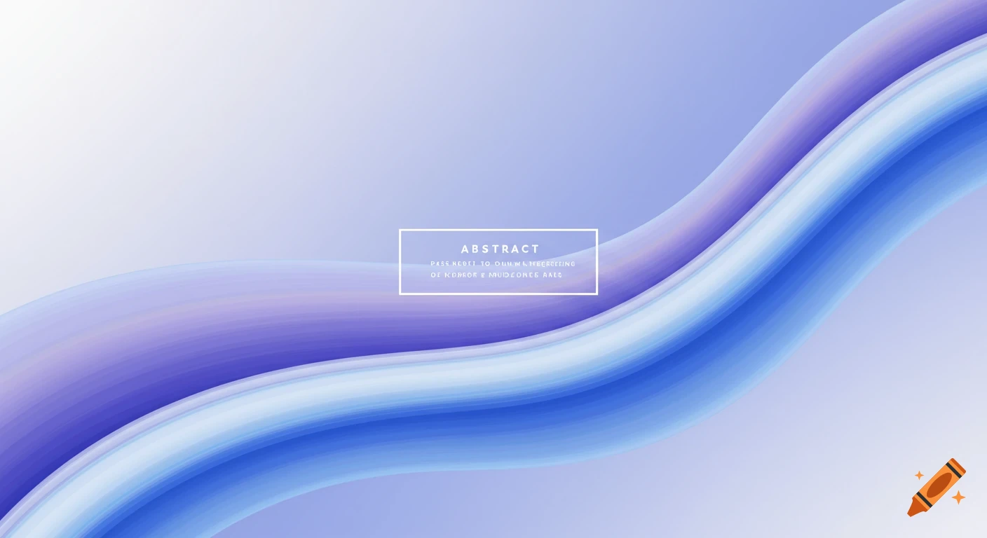 Abstract background with smooth blue and purple gradient waves.
