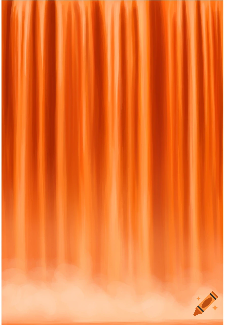 Abstract image of an orange waterfall.