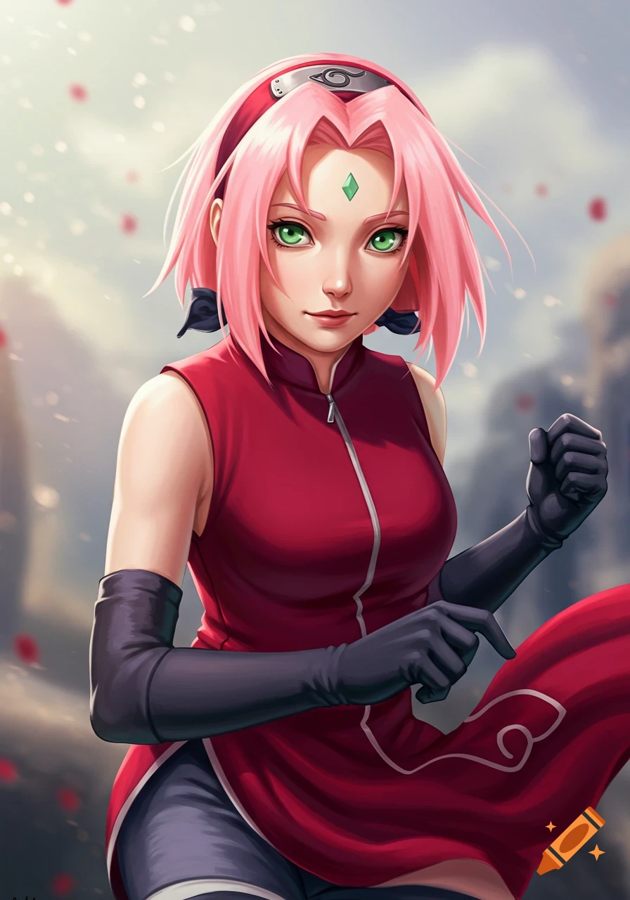 Portrait of Sakura Haruno from Naruto