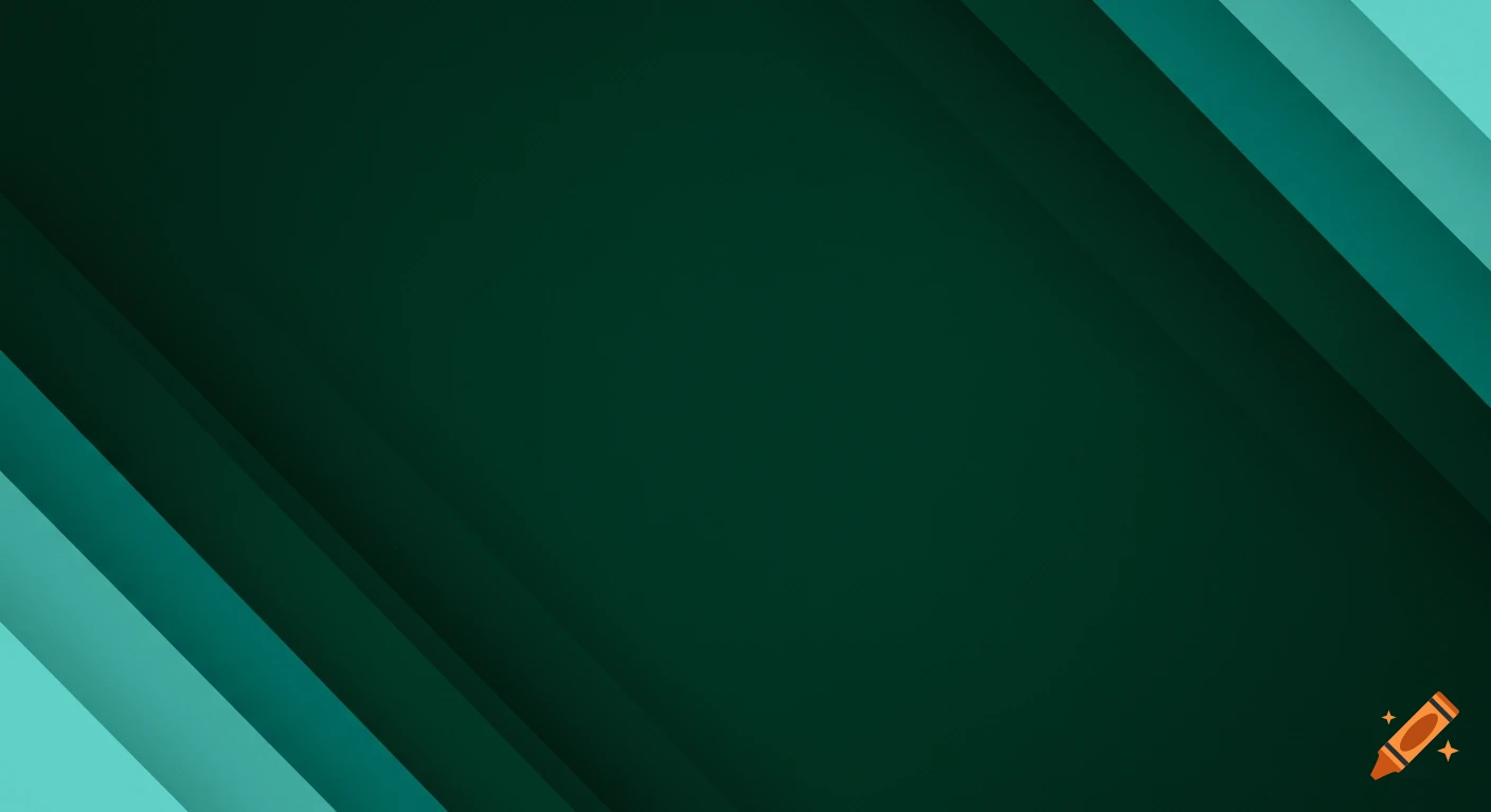 Abstract background with diagonal green bands