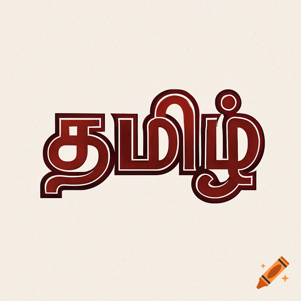 stylized-red-text-forming-the-tamil-word-thamizh-on-a-light