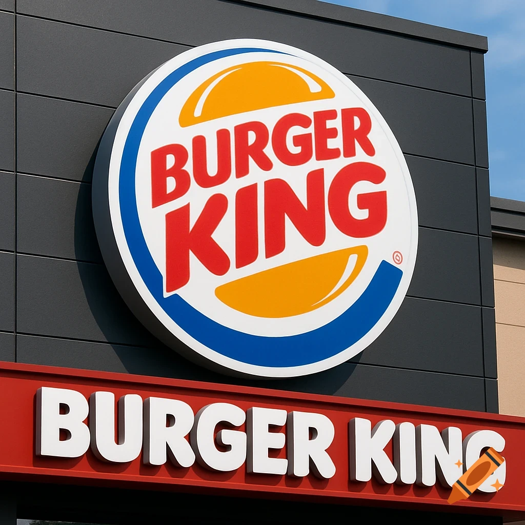 Burger King logo and signage on a building.