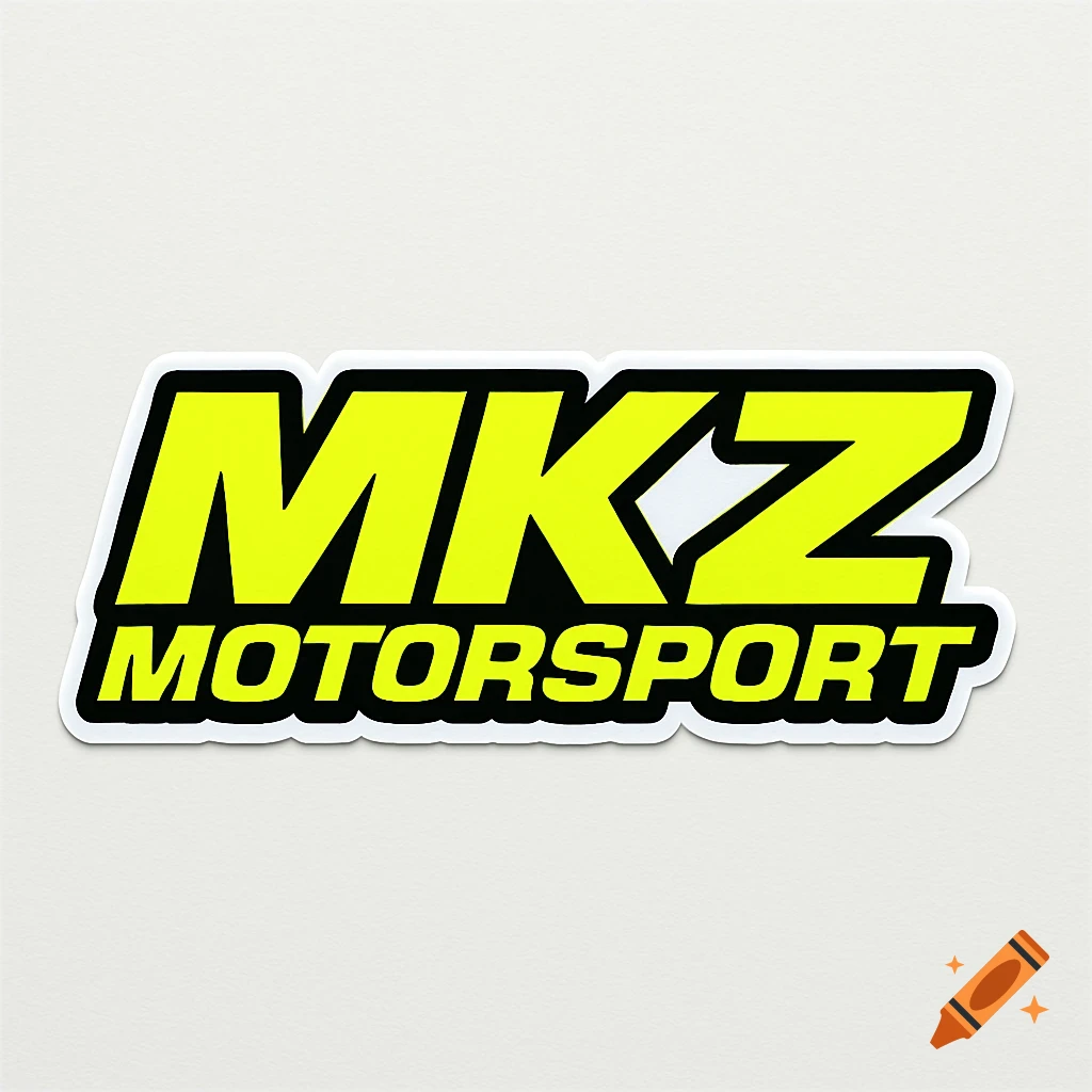 MKZ MOTORSPORT logo sticker