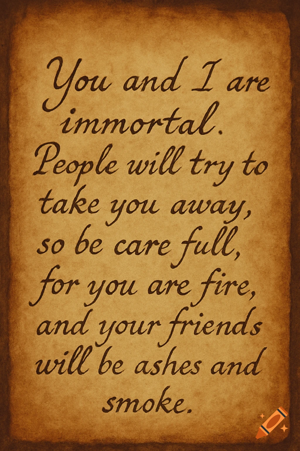 Text on an old parchment background.