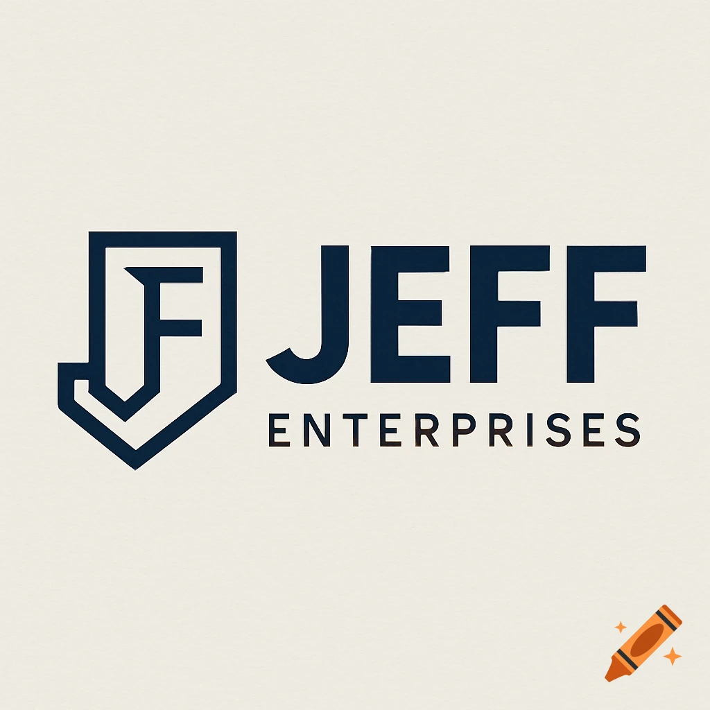 Logo for JEFF Enterprises on Craiyon