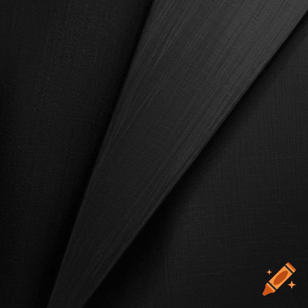 Black fabric texture with folds