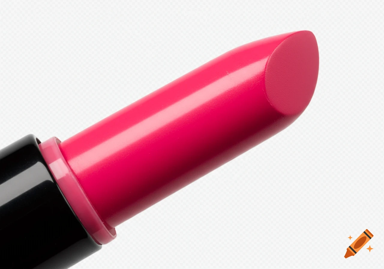 Close-up of pink lipstick stick