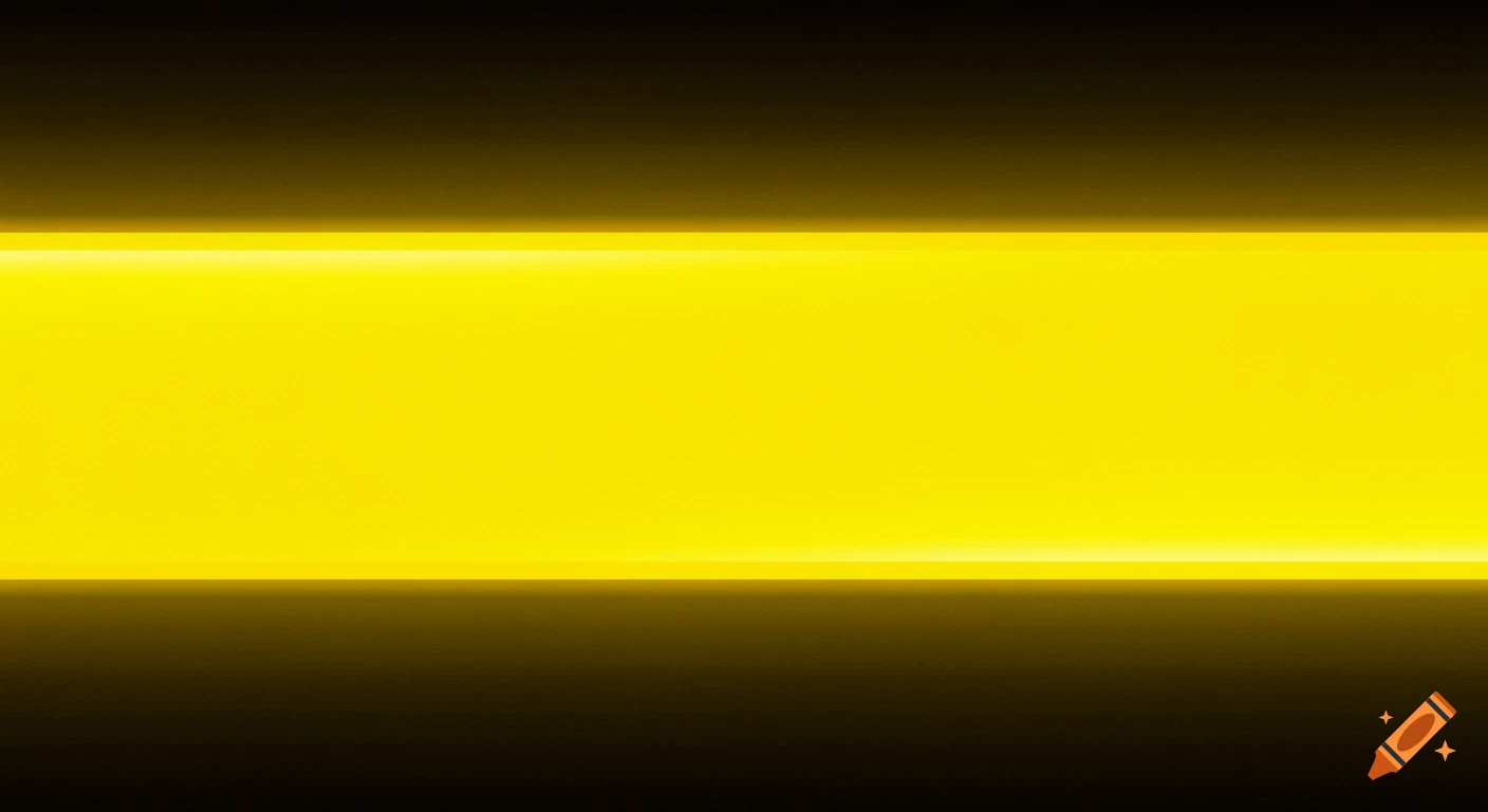 A bright yellow horizontal band against a dark background.