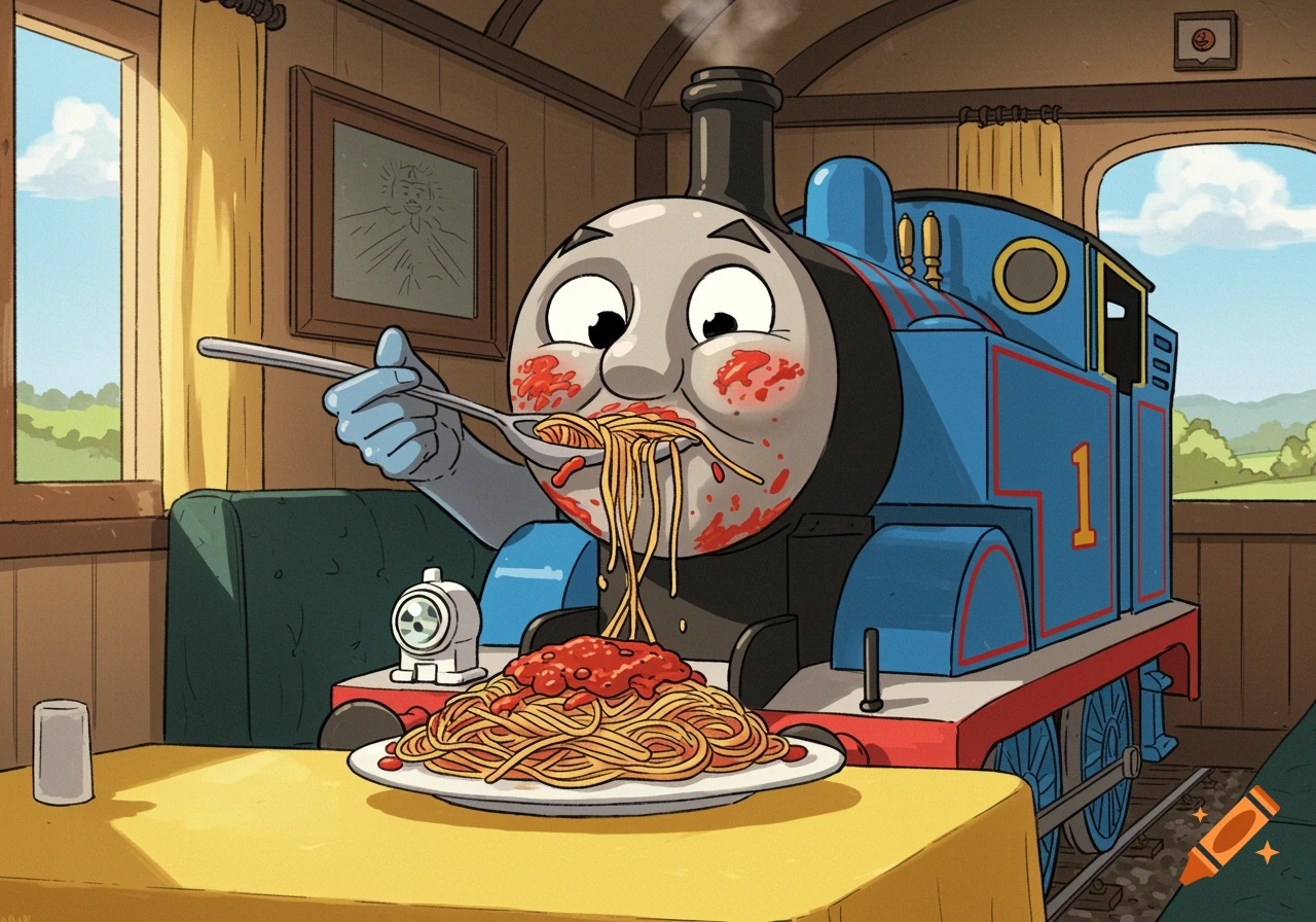Thomas the Tank Engine images created on Craiyon
