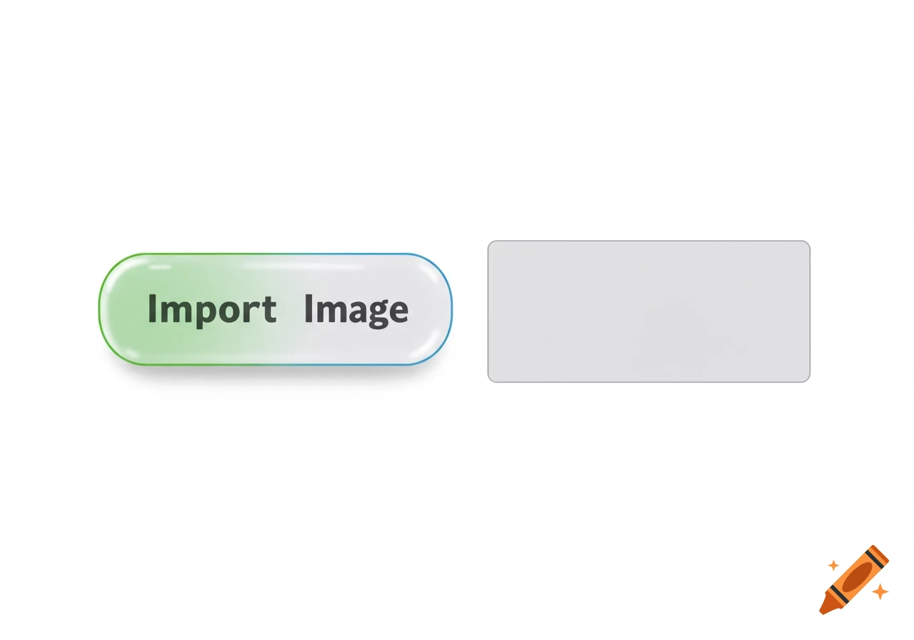 A glossy button labeled "Import Image" next to a blank gray rectangle.