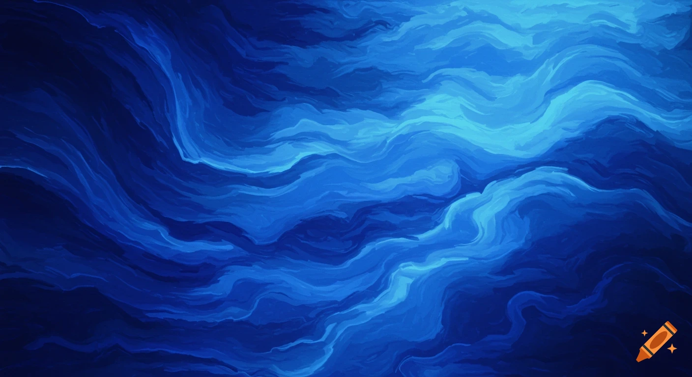 Abstract background with flowing blue shapes and gradients