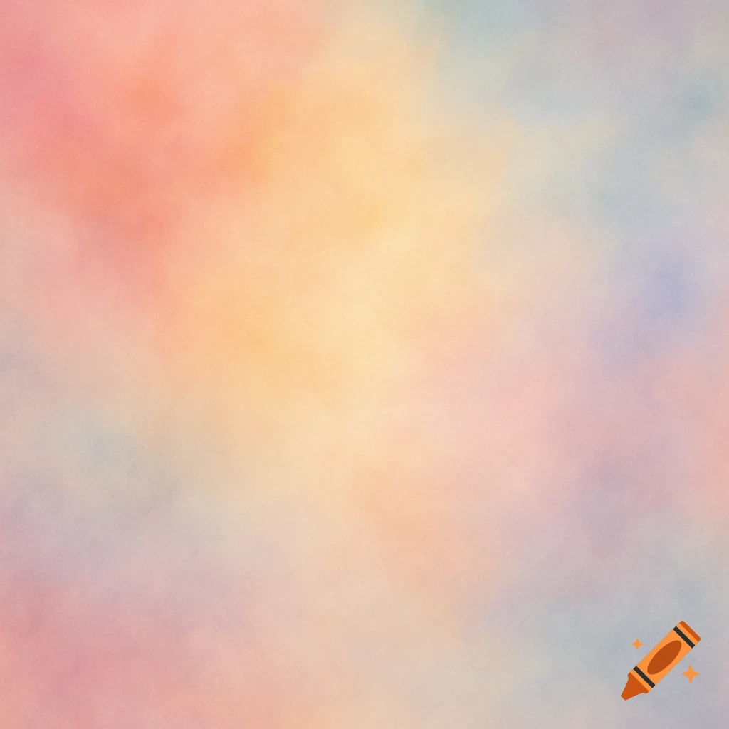 Abstract background with soft, diffused pastel colors.