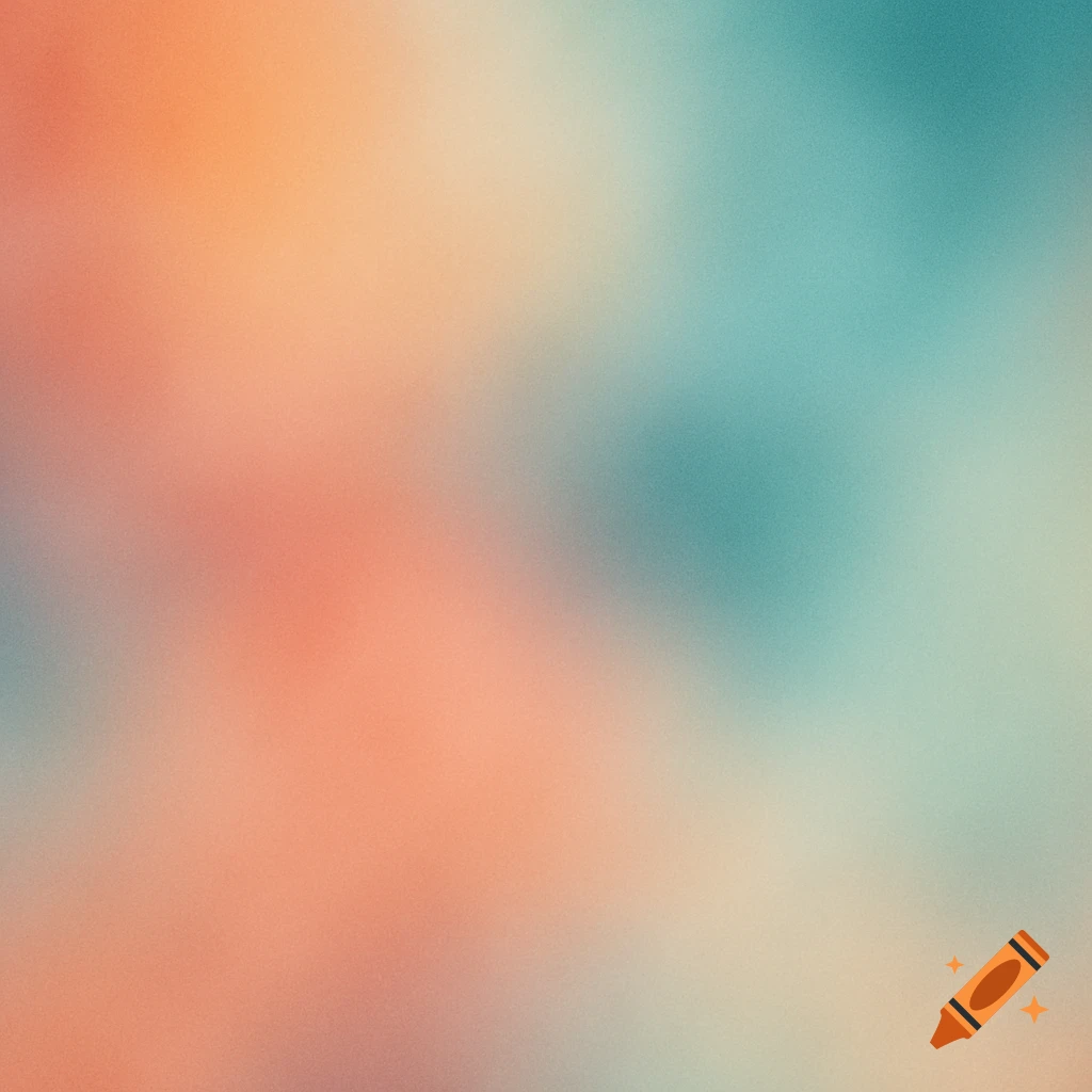 Abstract background with soft orange and blue colors and a grainy texture.