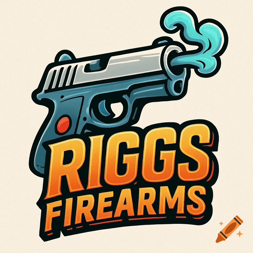 Stylized logo featuring a handgun and the text RIGGS FIREARMS