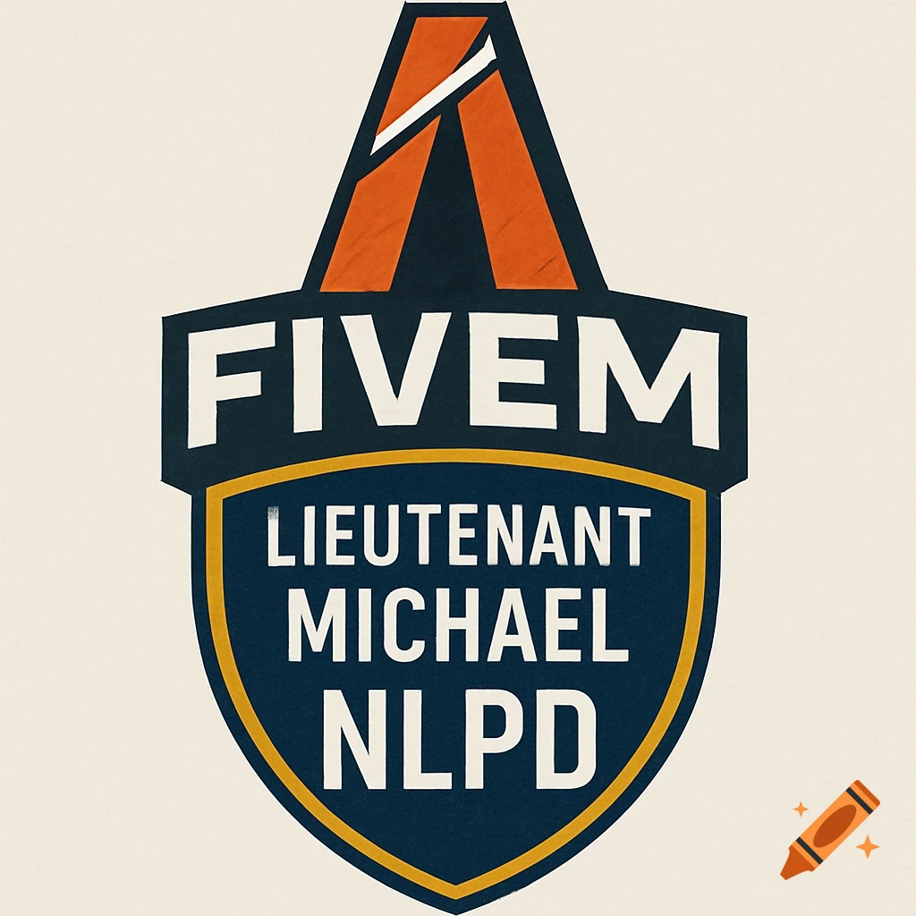 Shield logo with FiveM and Lieutenant Michael NLPD text