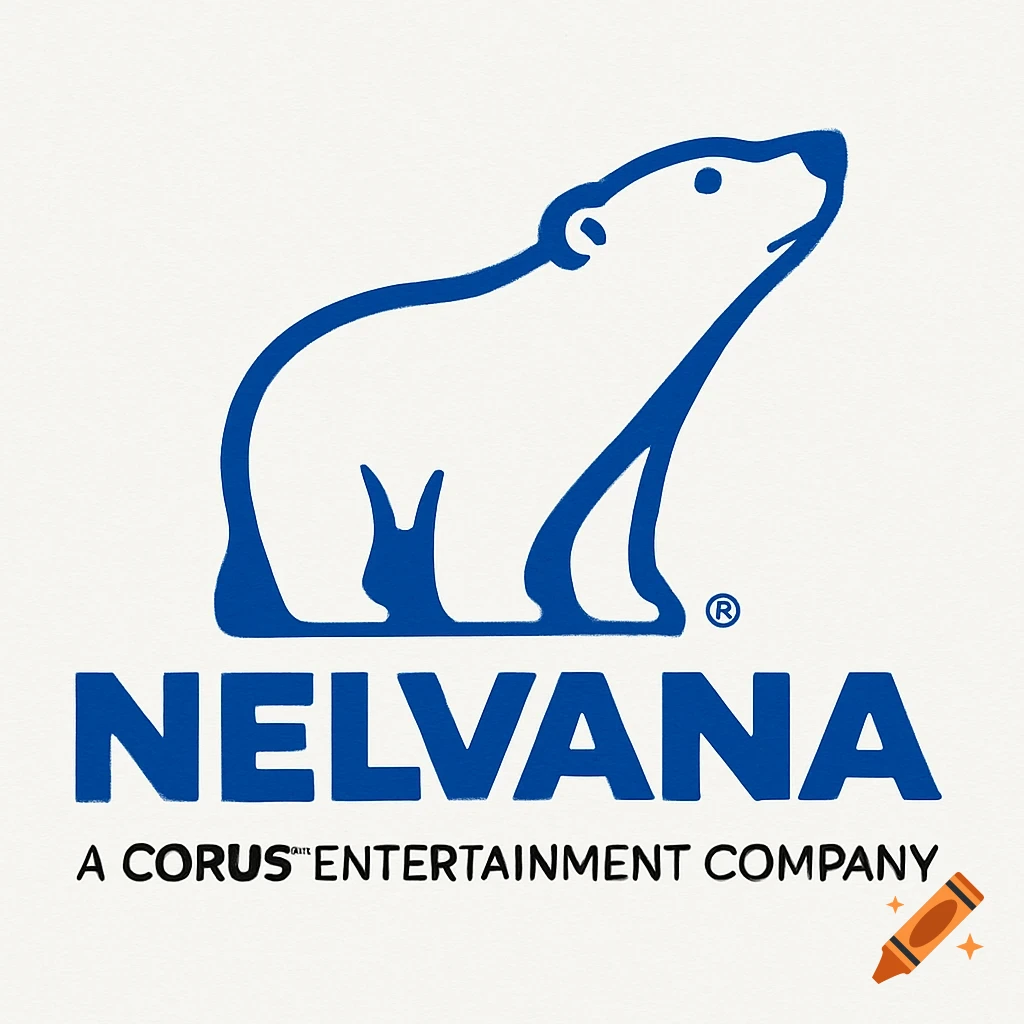 Blue logo with stylized polar bear above the text NELVANA A CORUS ENTERTAINMENT COMPANY on a white background.