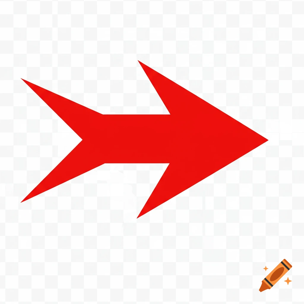A red arrow pointing right.