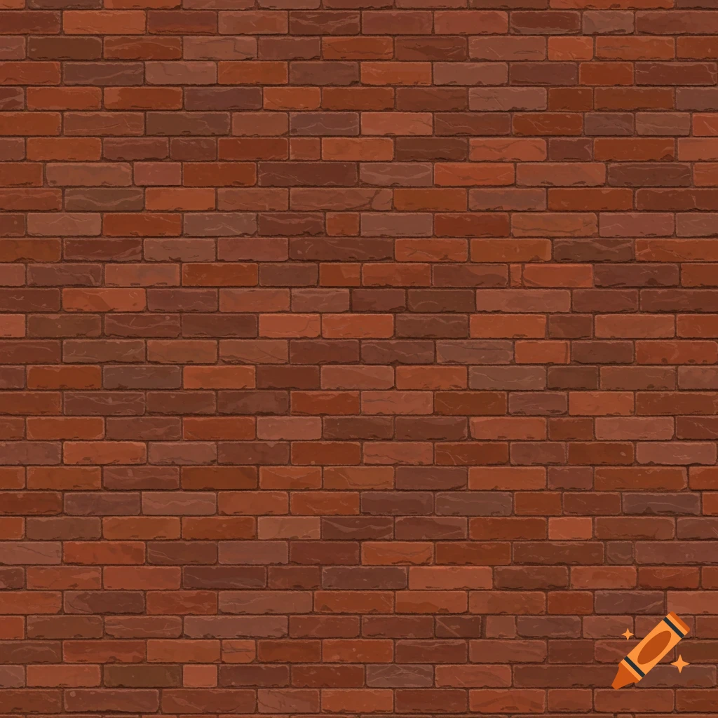 Seamless red brick wall pattern.