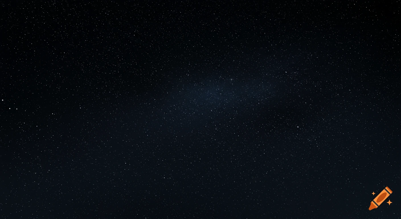A vast dark sky filled with many tiny stars.