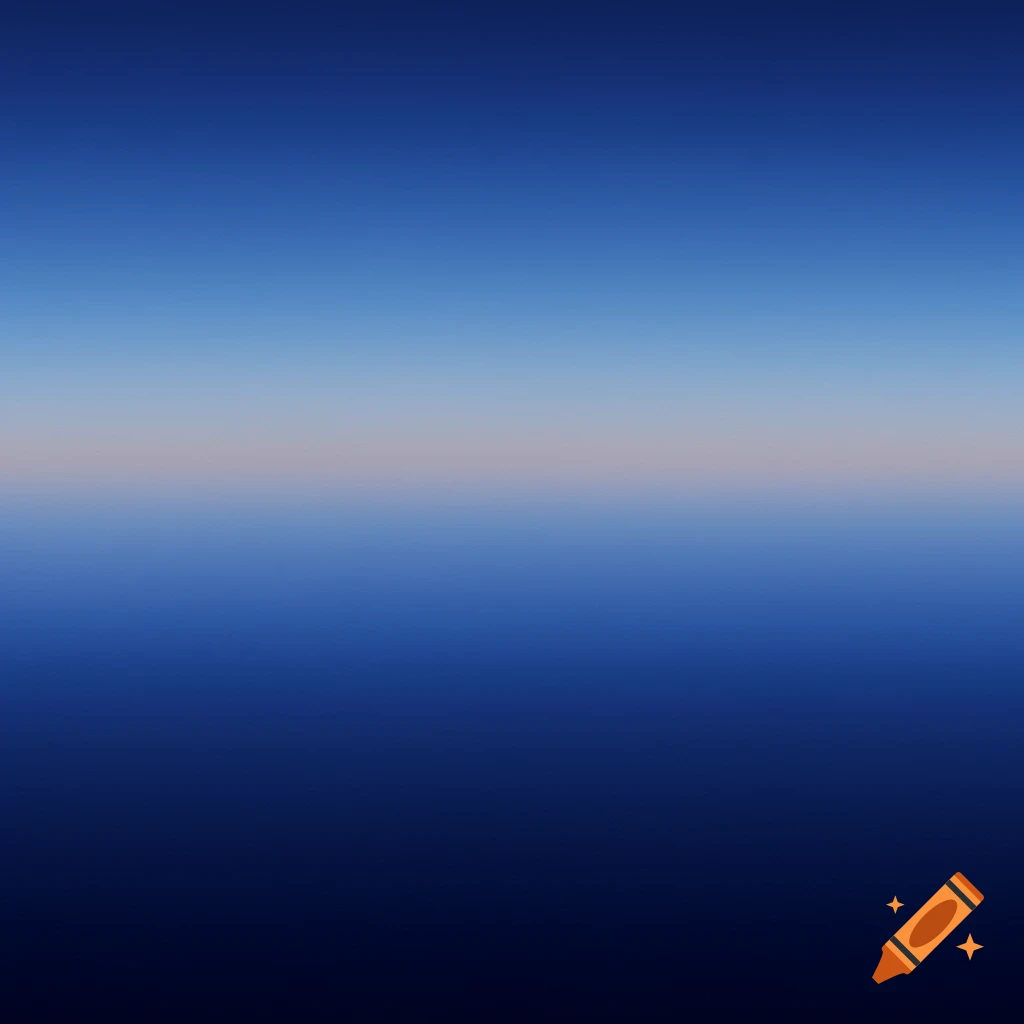 A vertical gradient background fading from light blue to deep blue.