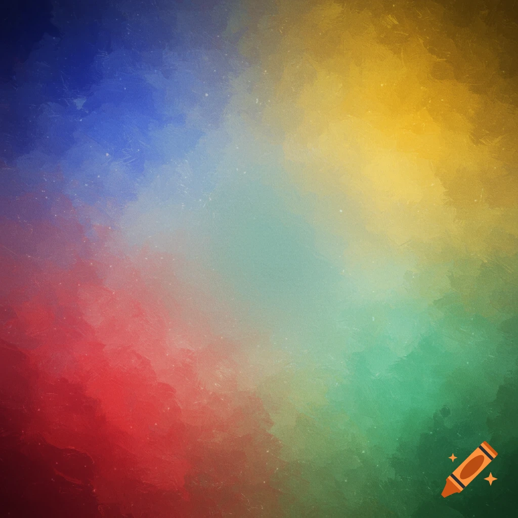A colorful abstract background with brushstroke texture and blending colors.
