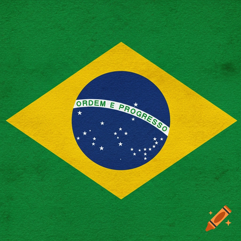 The flag of Brazil