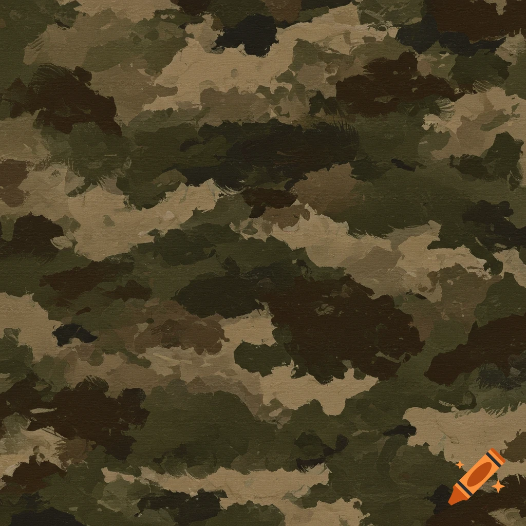 Abstract camouflage pattern with a textured look