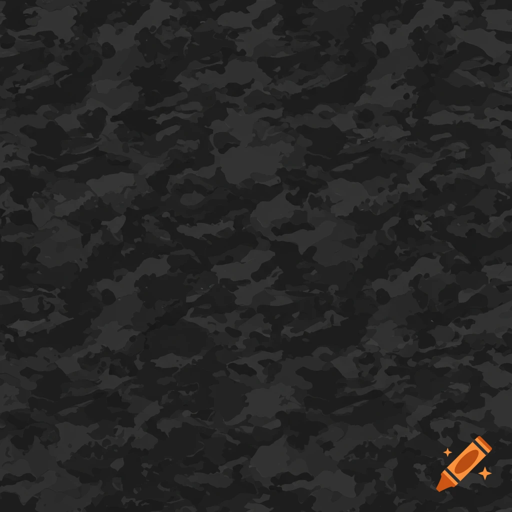Seamless dark gray and black camouflage pattern