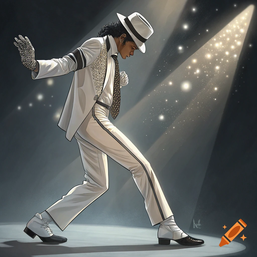 Michael Jackson 3Dポスター ダンス 🕺 Michael Jackson Toe Stand dance move statue・3D Print