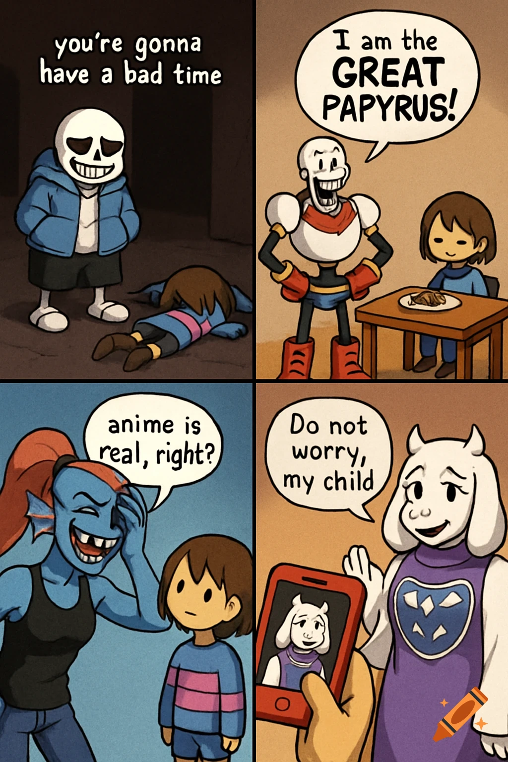 Undertale jinsiy komiks