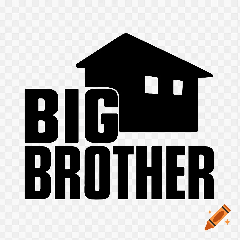 The Big Brother television show logo with a house silhouette above the text.