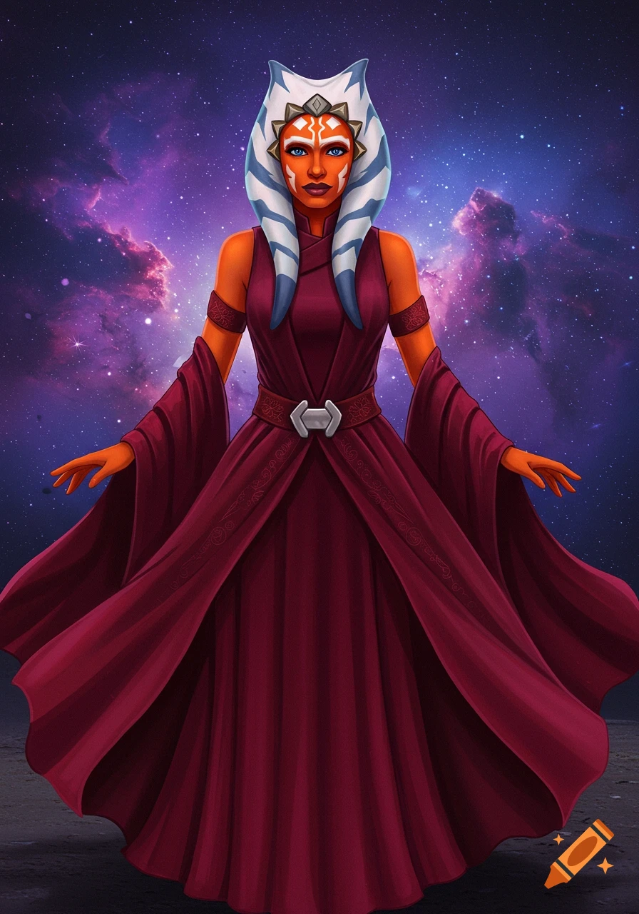 open lace back dress Great Mothers Ahsoka Costume 2023 Star Wars Great Mothers Halloween Co –  ACcosplay main image 1
