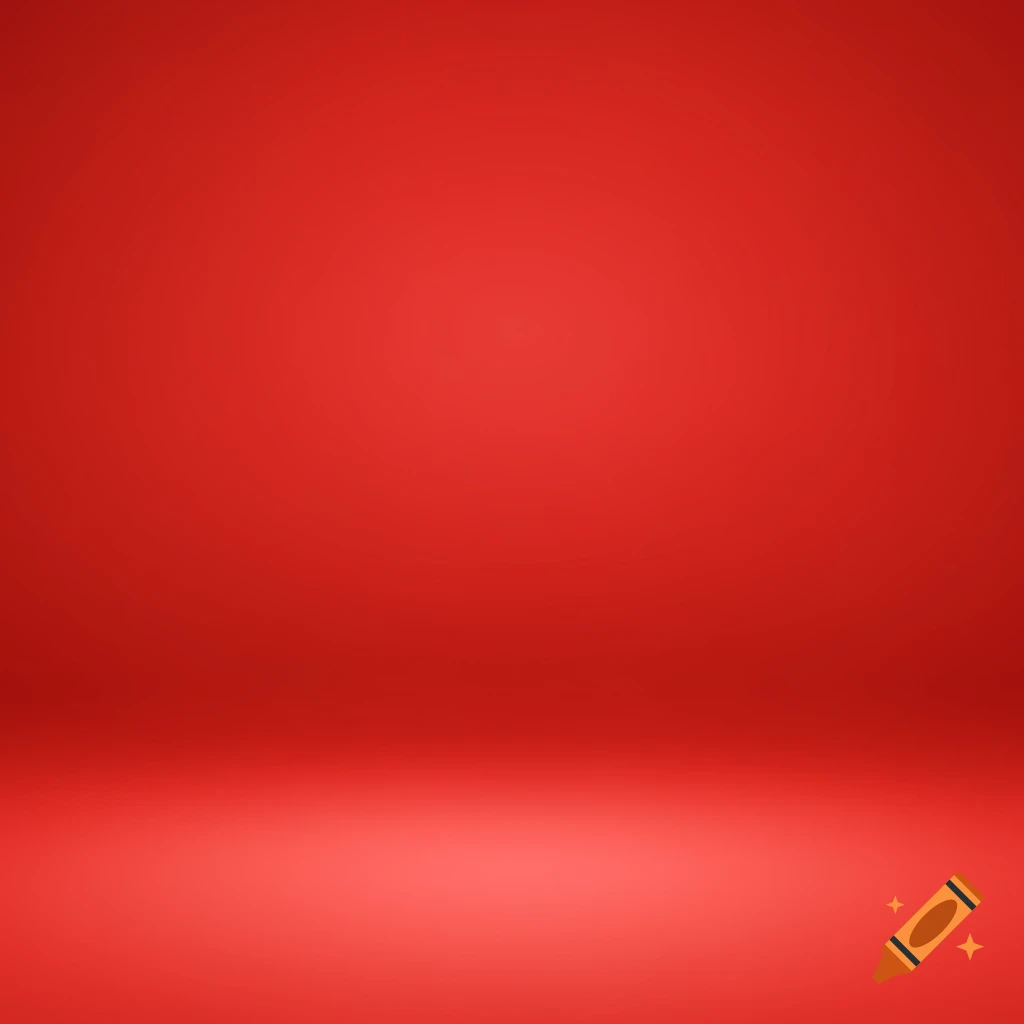 A solid red background with a floor gradient