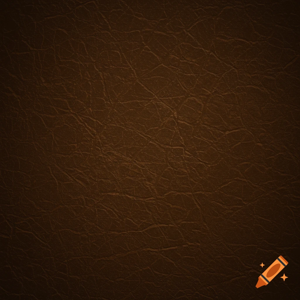 A brown leather texture with wrinkles.