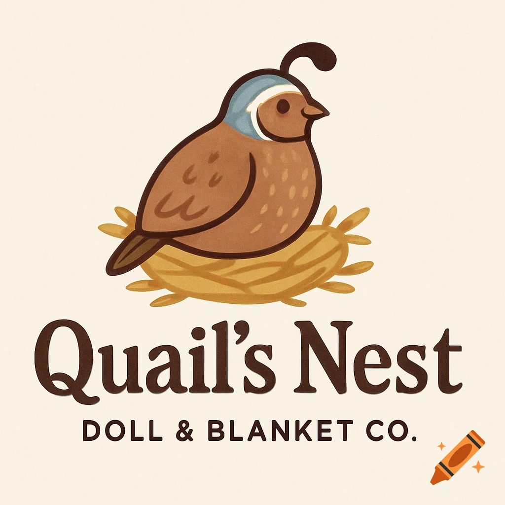 Stylized logo of a quail on a nest with 'Quail's Nest' text.