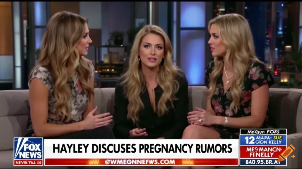 Three women are interviewed on a television news program.