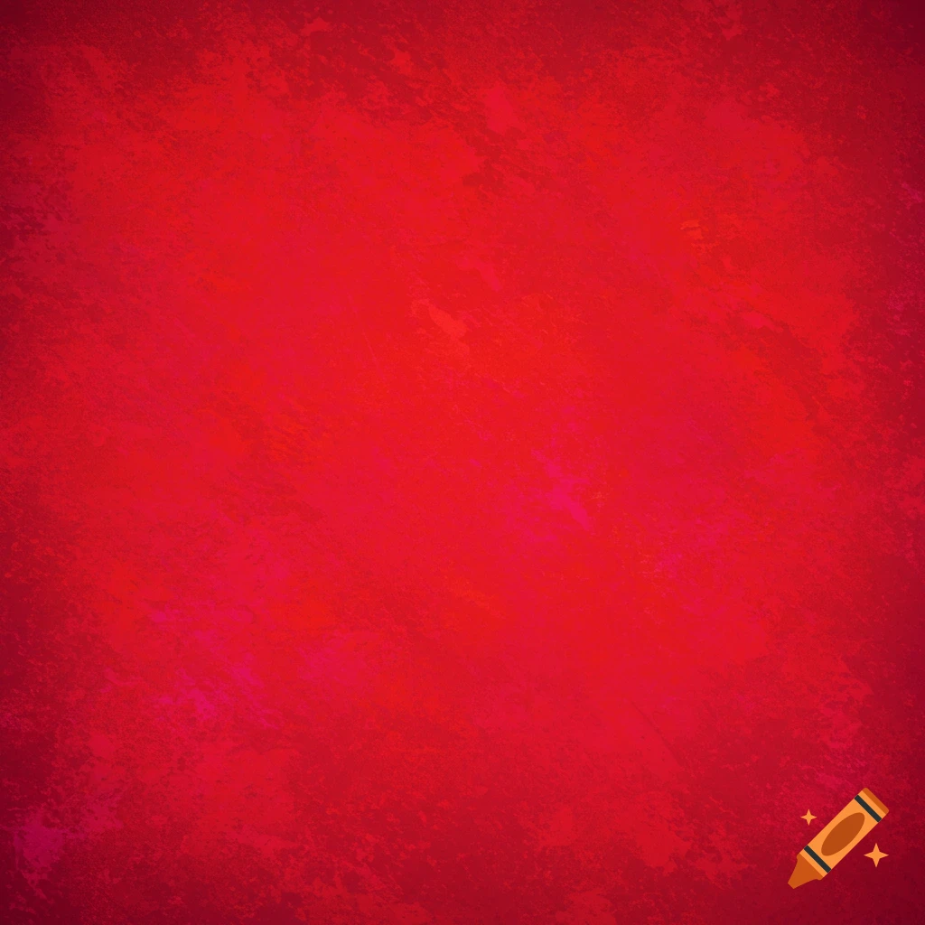 A vibrant red background with a subtle grunge or distressed texture.