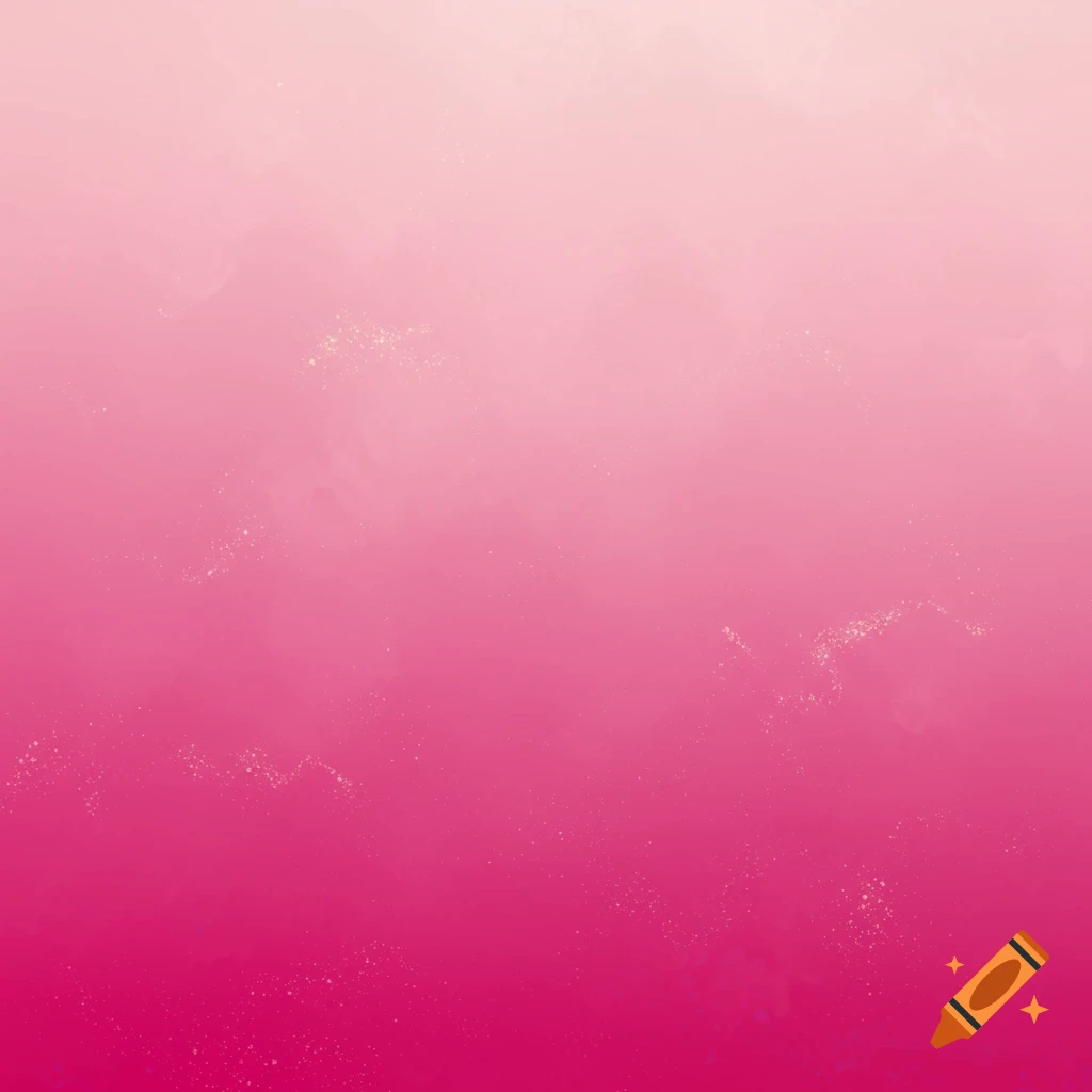 A soft pink gradient background with subtle light specks.