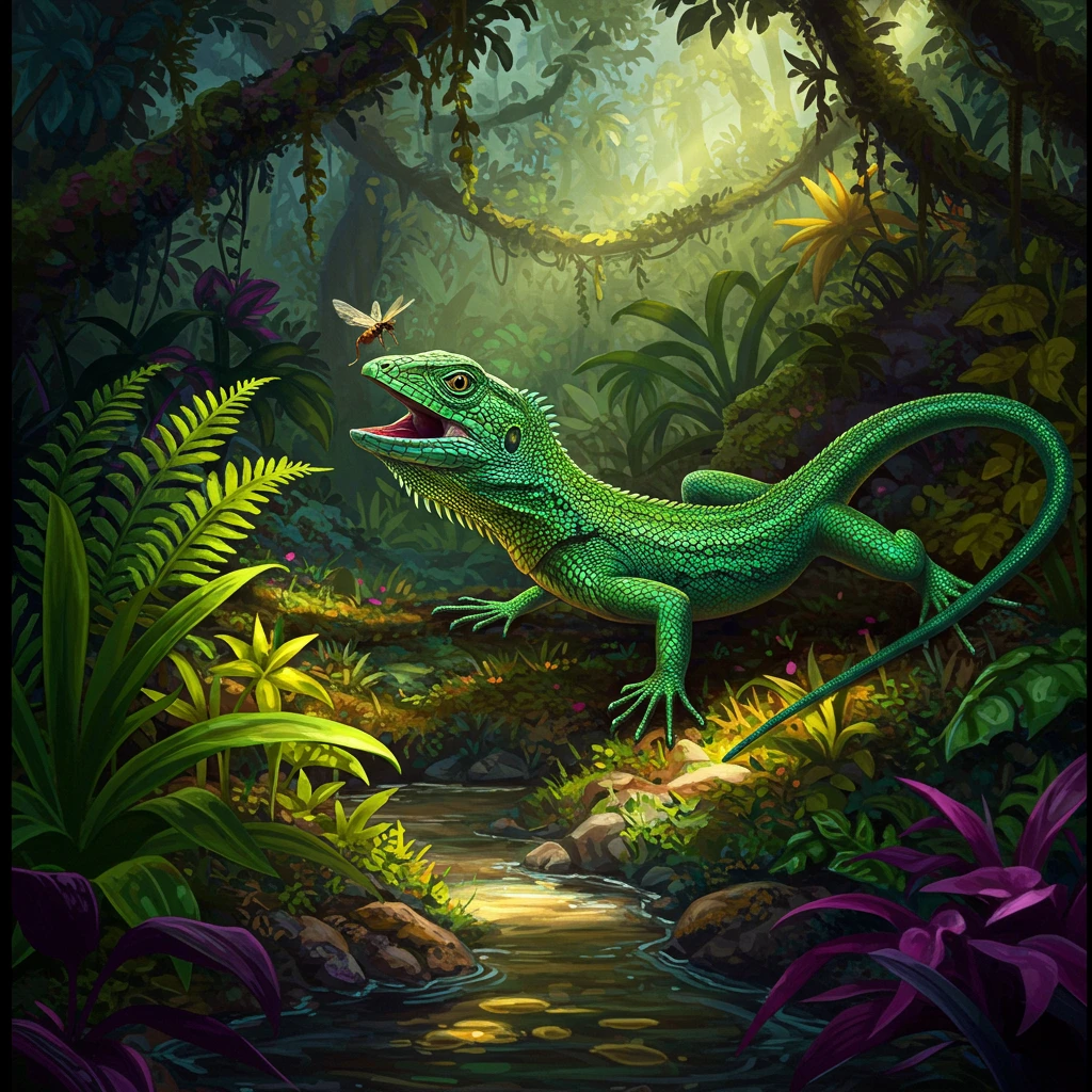 Reptile created on Craiyon