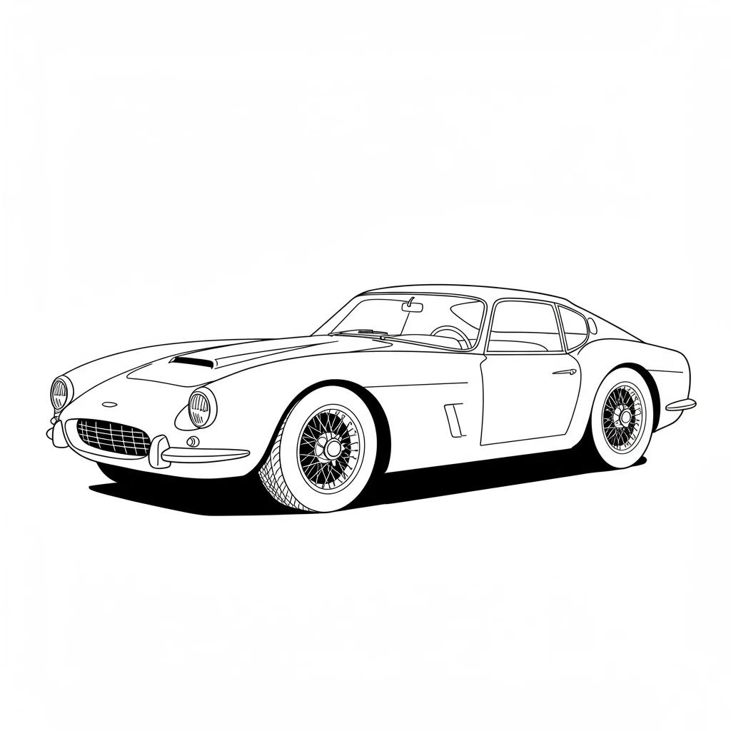 Outline drawing created on Craiyon
