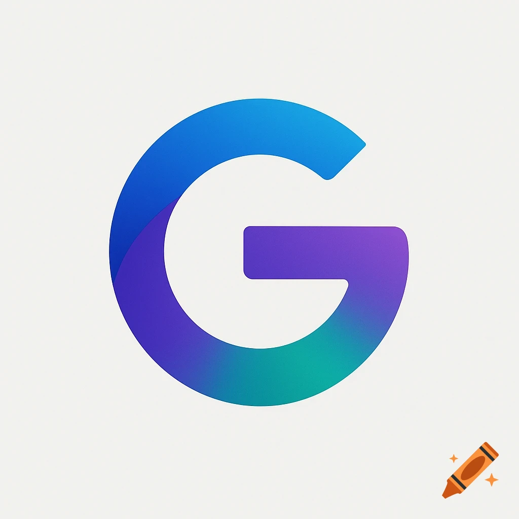 A stylized letter G logo with a gradient from blue to purple to green.