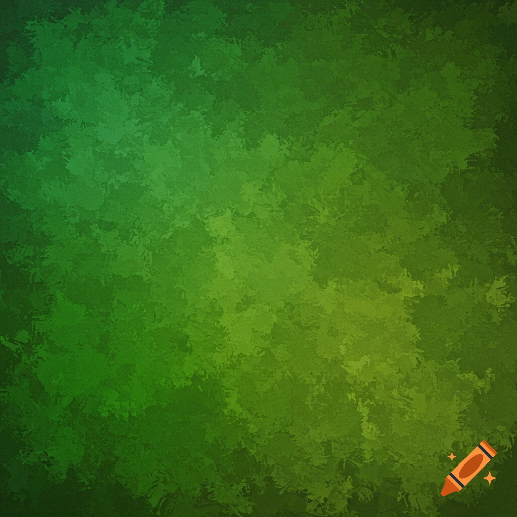 A textured background with various shades of green, giving a patchy appearance.
