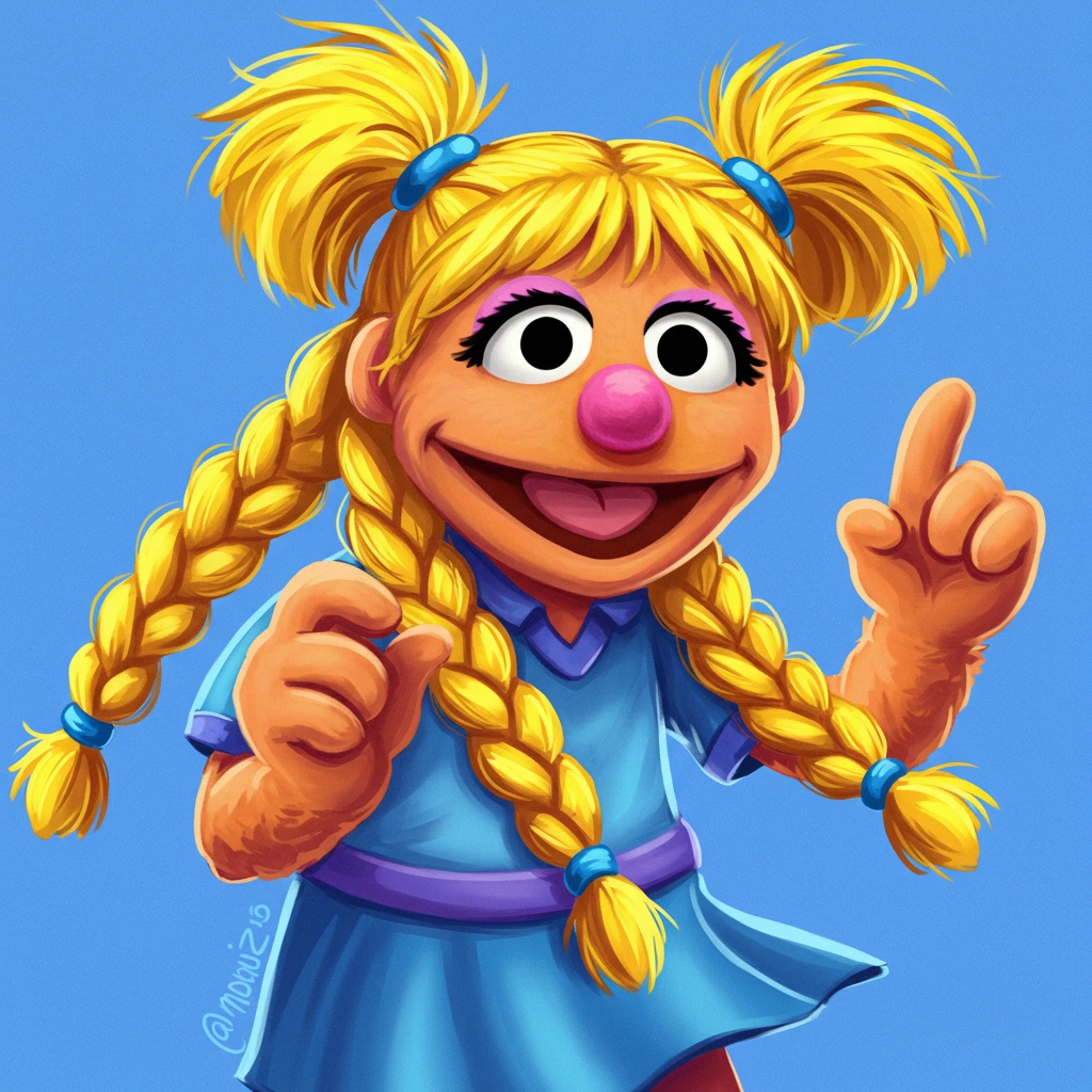 Muppet created on Craiyon