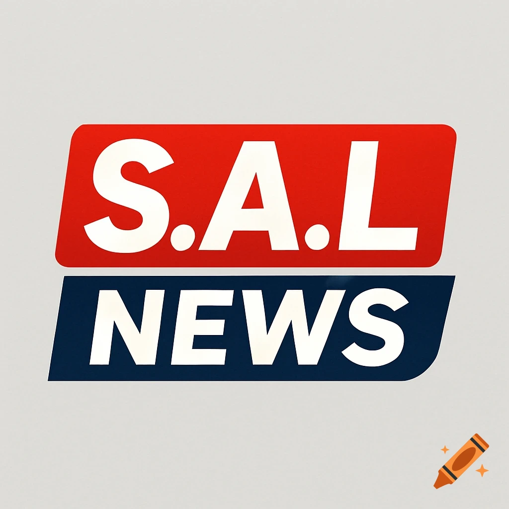 A red and blue news logo with the text S.A.L. News.