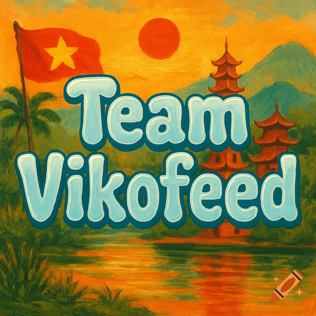 【70％OFF】 A with landscape Vietnamese a of painting stylized vibrant, 絵画