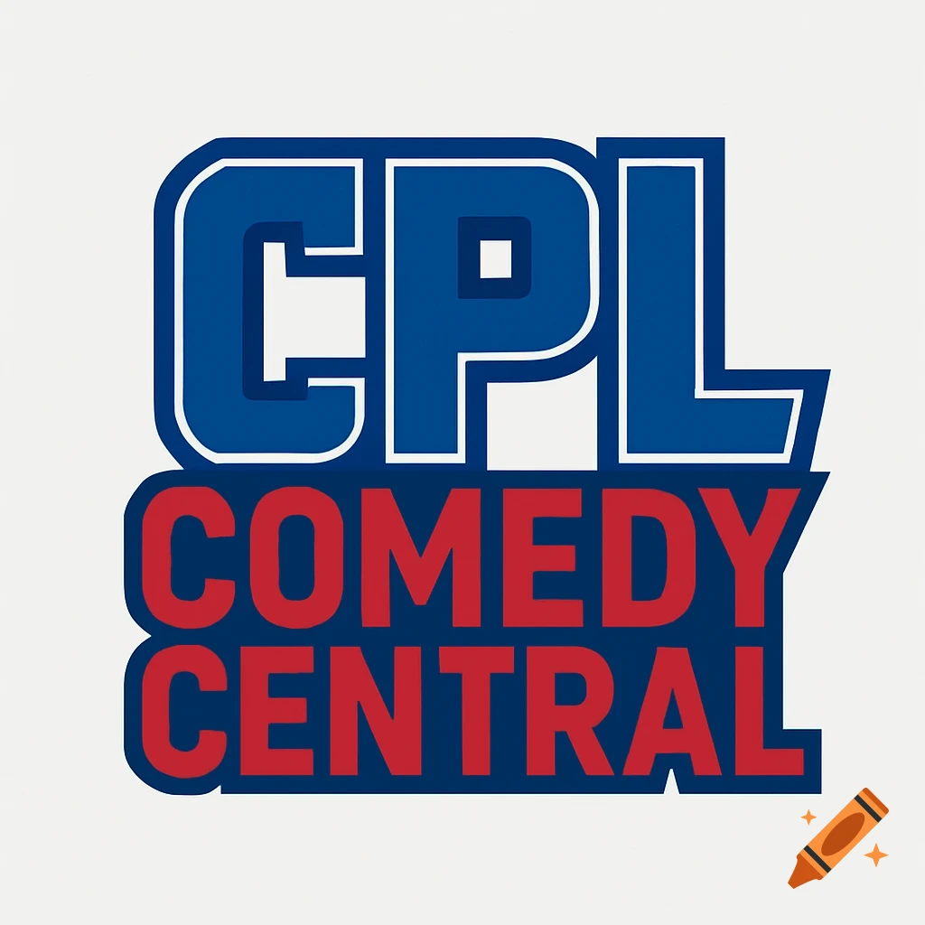 A logo featuring the text 'CPL' in blue above 'COMEDY CENTRAL' in red, both with outlines, on a white background.