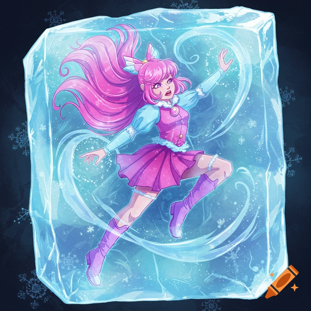 Ice created on Craiyon