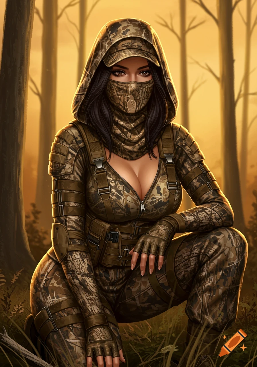 Hunting created on Craiyon
