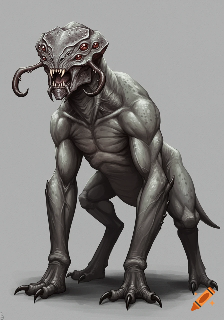 Monster created on Craiyon
