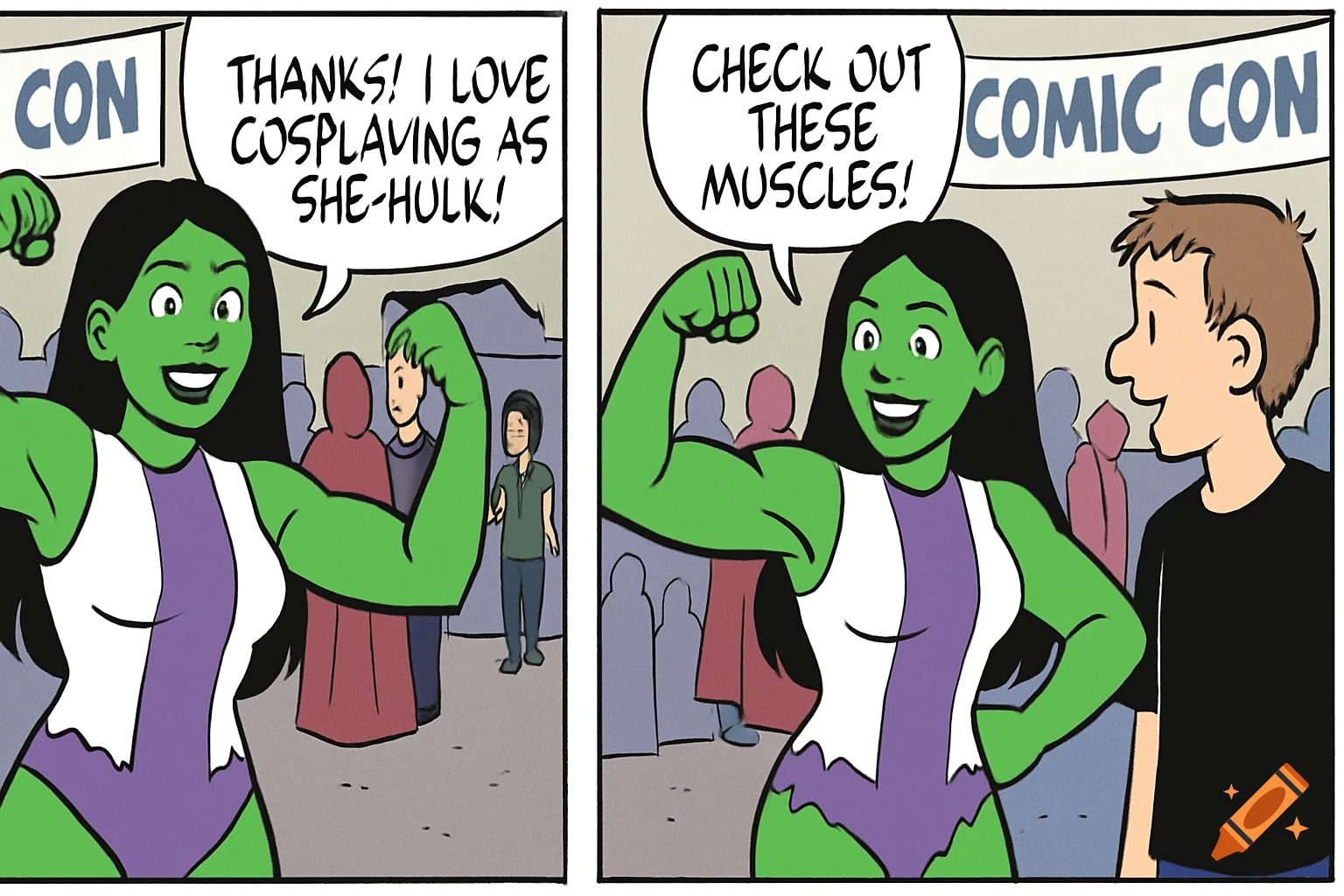 Comics created on Craiyon